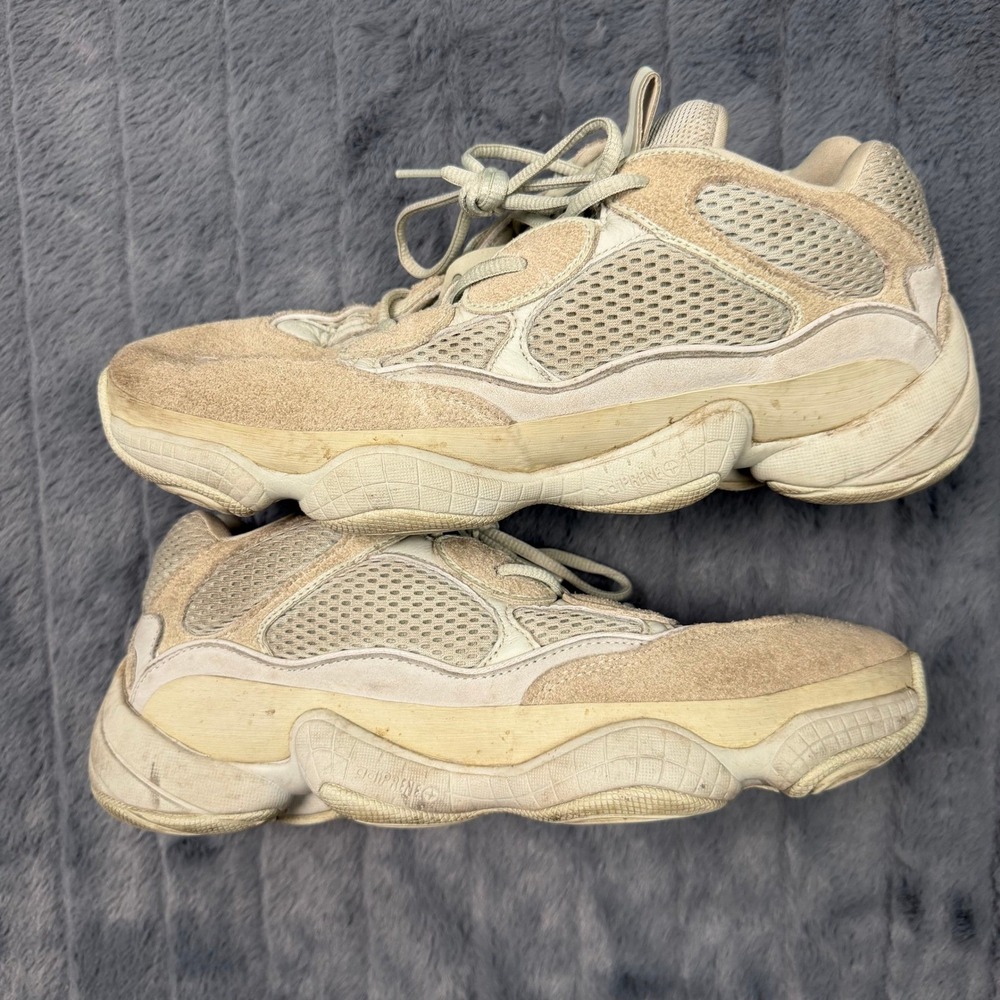 Adidas Yeezy 500 Salt Mens Sneakers Low Top Light Grey EE7287 Size 11